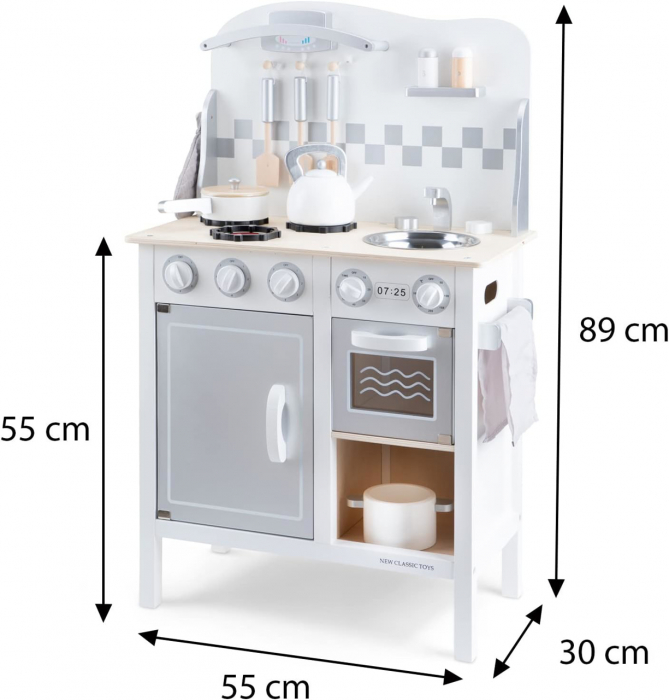 Bucatarie Bon appetit Deluxe Alb/Argintiu [7]