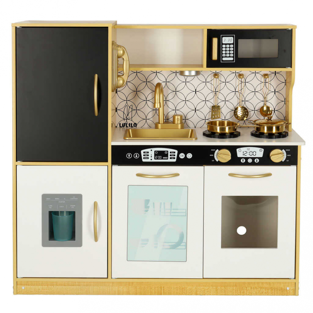 Bucatarie Copii din Lemn, cu Accesorii Incluse, 81 cm - Micostore.ro [2]