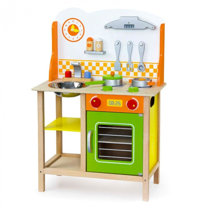 Bucatarie din lemn cu accesorii (Verde), 3-8 ani [1]
