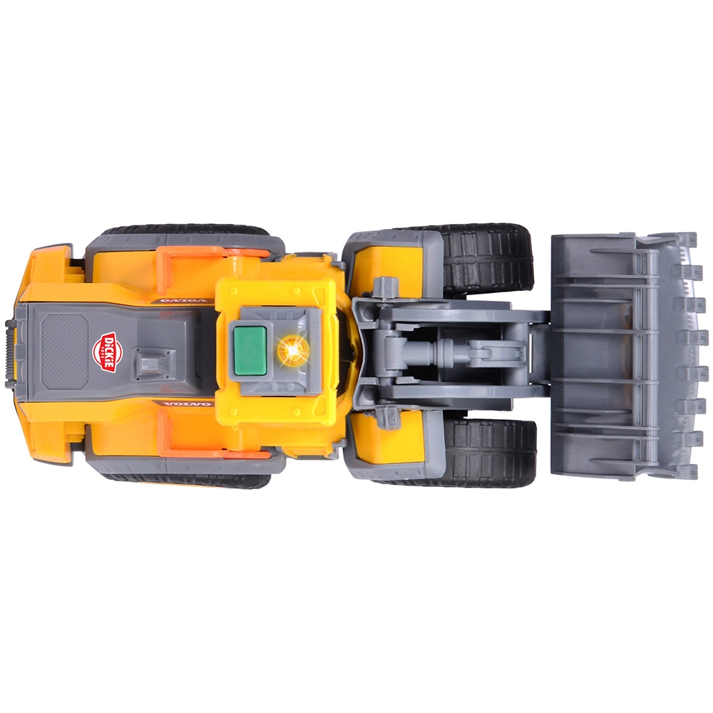 Buldozer Dickie Toys Volvo Wheel Loader 23 cm cu lumini si sunete [4]