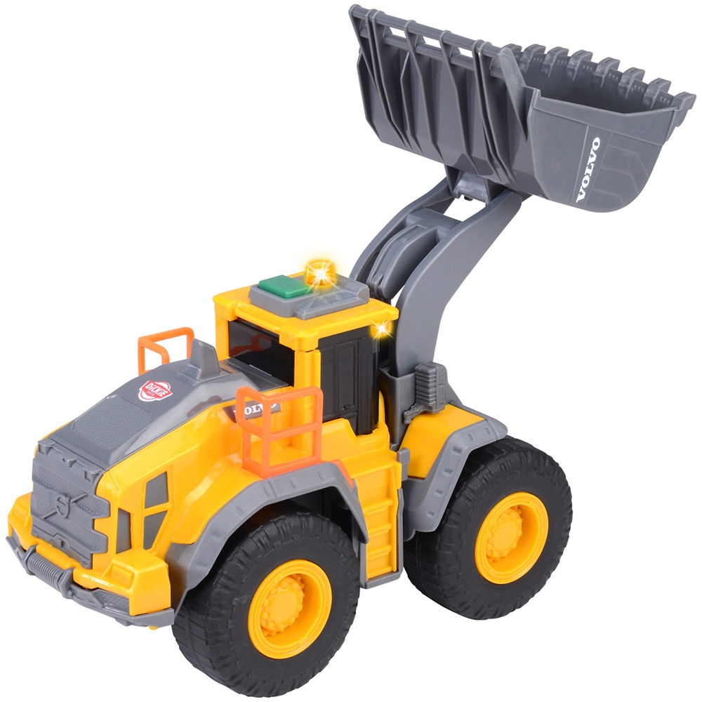 Buldozer Dickie Toys Volvo Wheel Loader 23 cm cu lumini si sunete [2]
