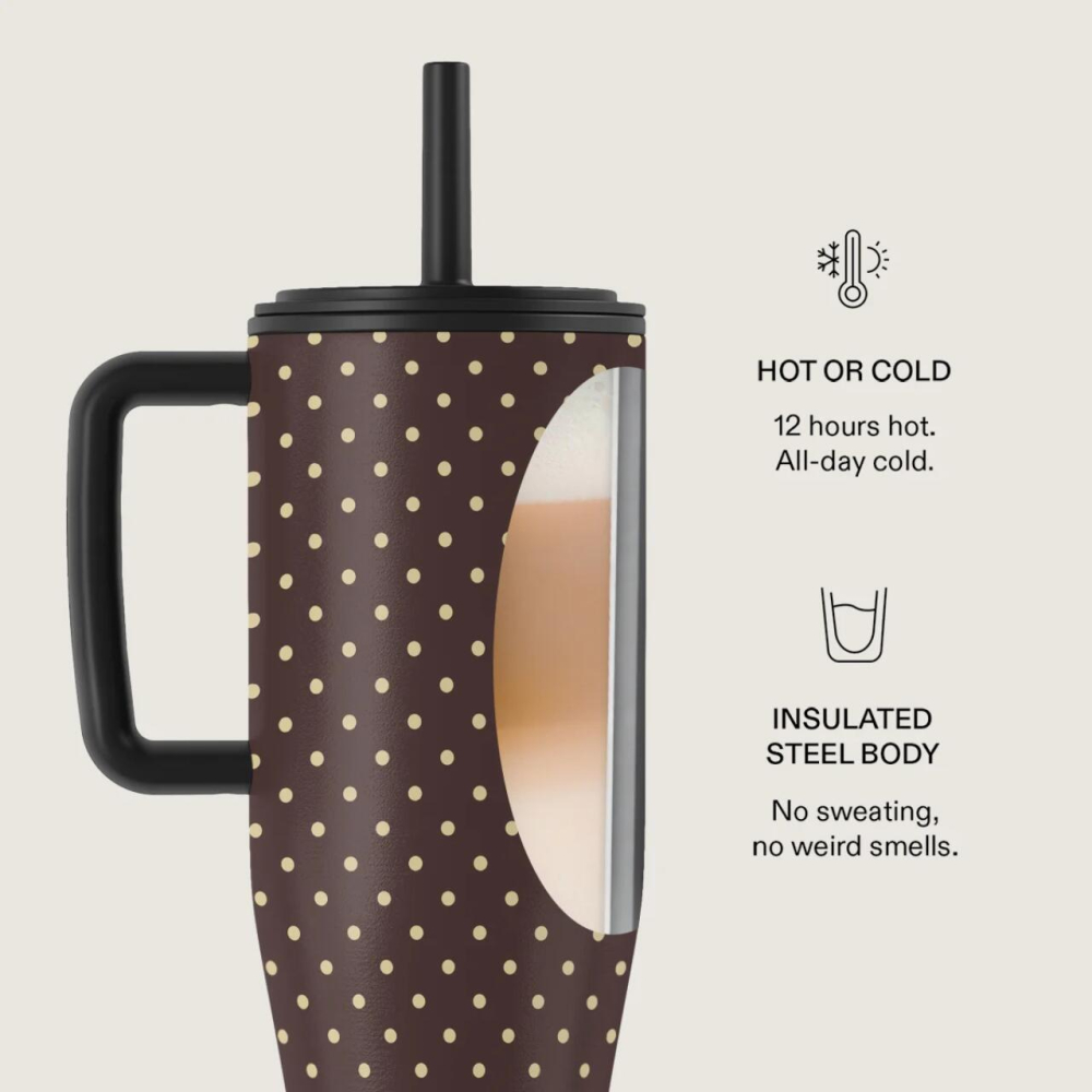 Burga Cana Termos Sorry Busy cu capac rezistent la scurgeri si pai reutilizabil, inox, 1.2 L [6]
