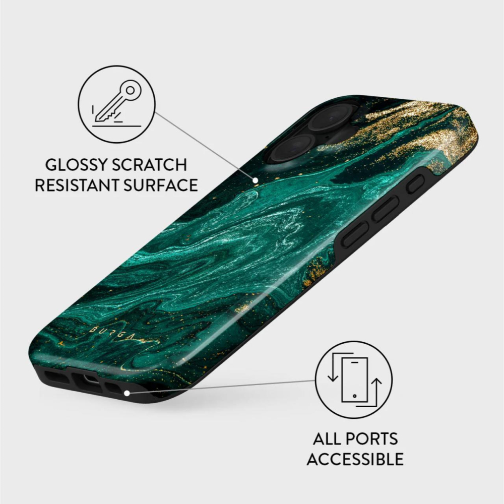 Burga Husa Dual Layer Emerald Pool iPhone 16 [2]