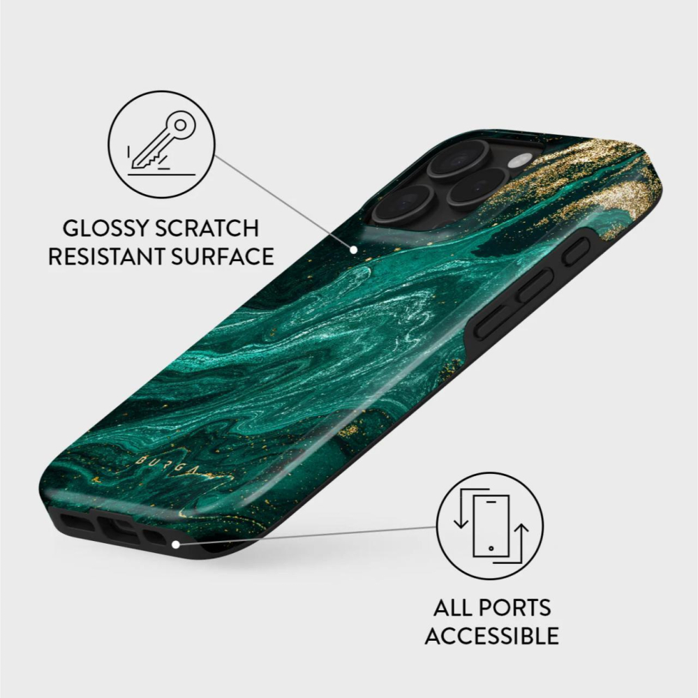 Burga Husa Dual Layer Emerald Pool iPhone 16 Pro Max [2]