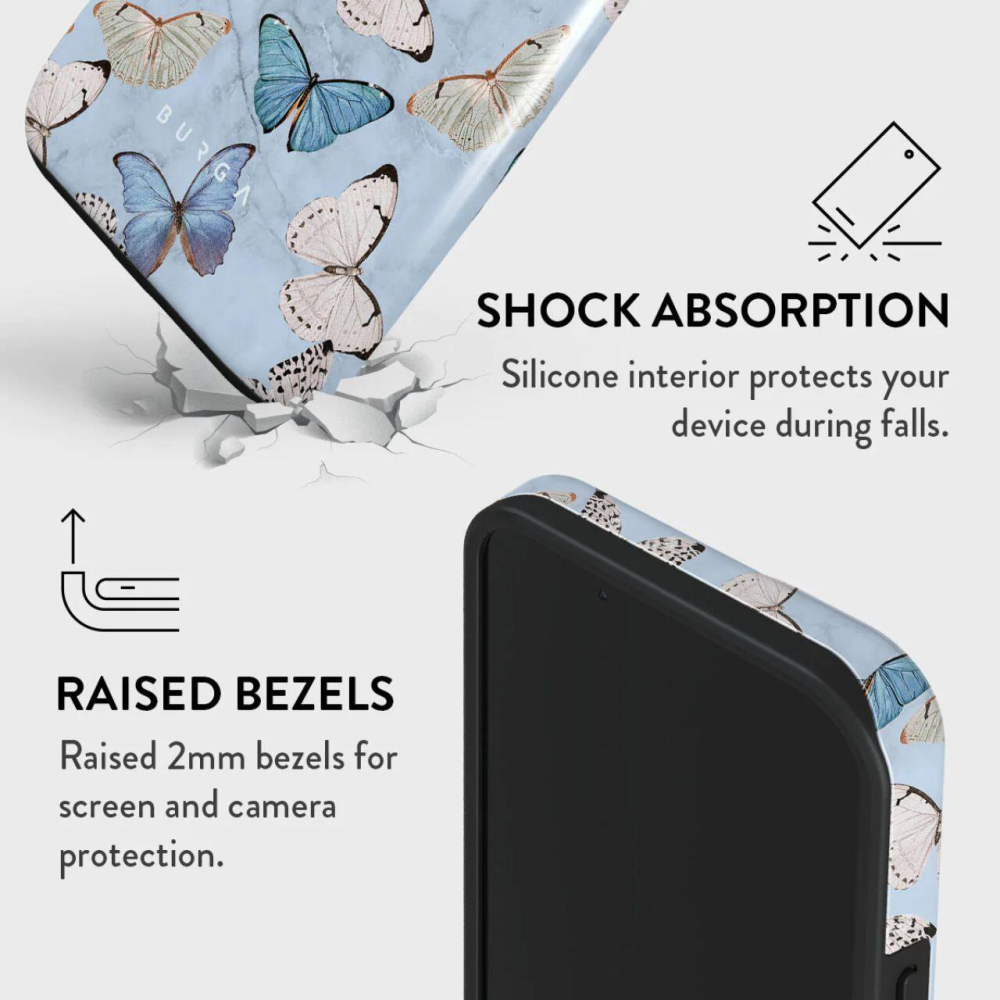 Burga Husa Dual Layer Give Me Butterflies iPhone 15 [2]