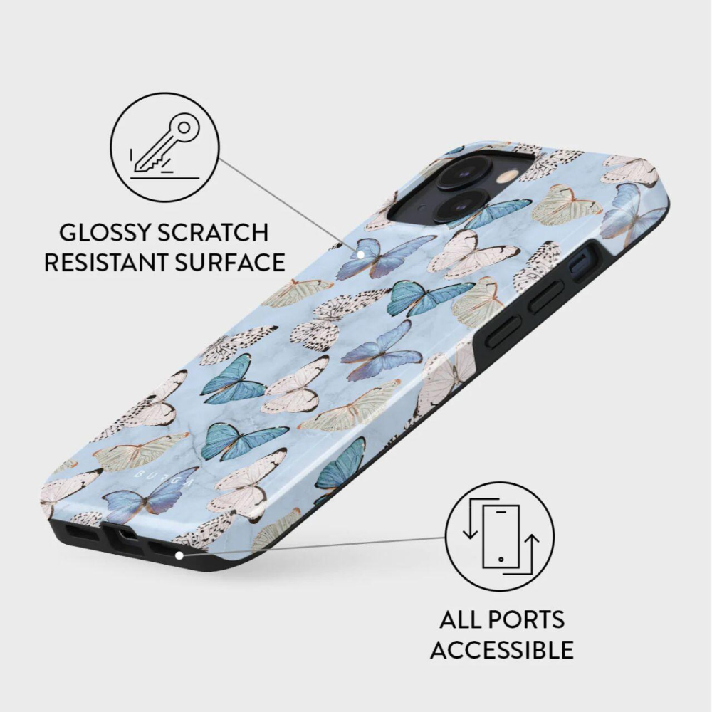 Burga Husa Dual Layer Give Me Butterflies iPhone 15 [3]