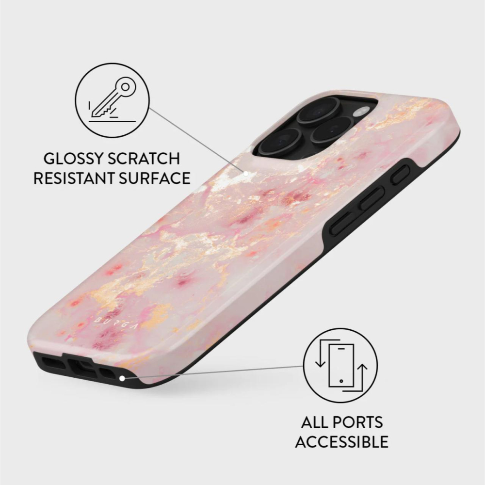 Burga Husa Dual Layer Golden Coral iPhone 16 Pro [2]