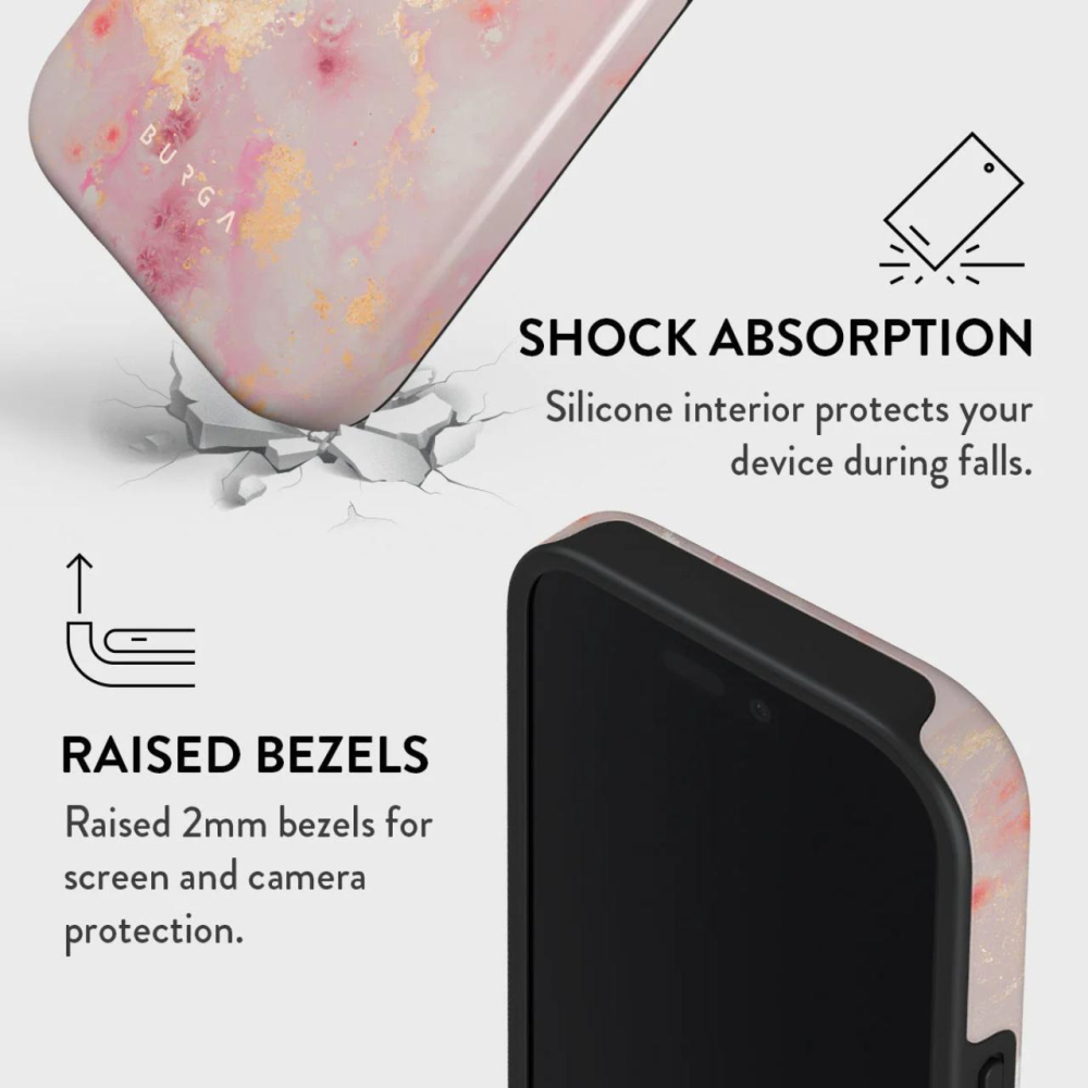 Burga Husa Dual Layer Golden Coral iPhone 16 Pro [3]