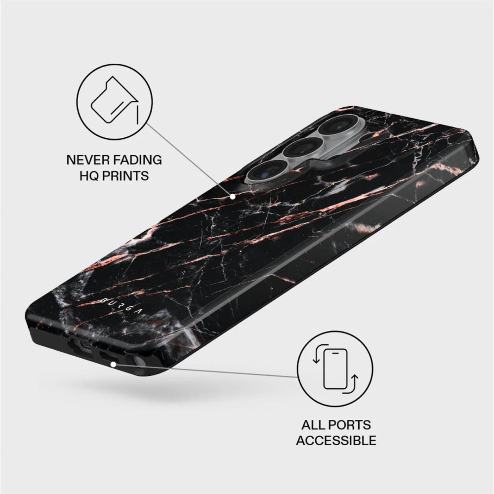 Burga Husa Dual Layer Magnetic Rose Gold Marble Samsung Galaxy S26 Ultra [2]