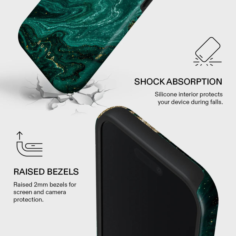 Burga Husa Dual Layer Magsafe Emerald Pool iPhone 17 [3]