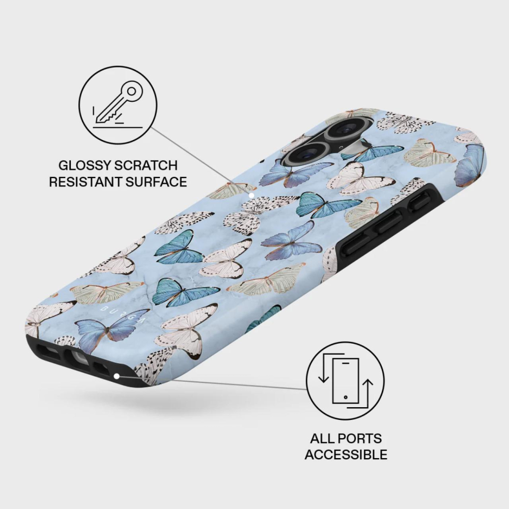 Burga Husa Dual Layer Magsafe Give Me Butterflies iPhone 17 [2]
