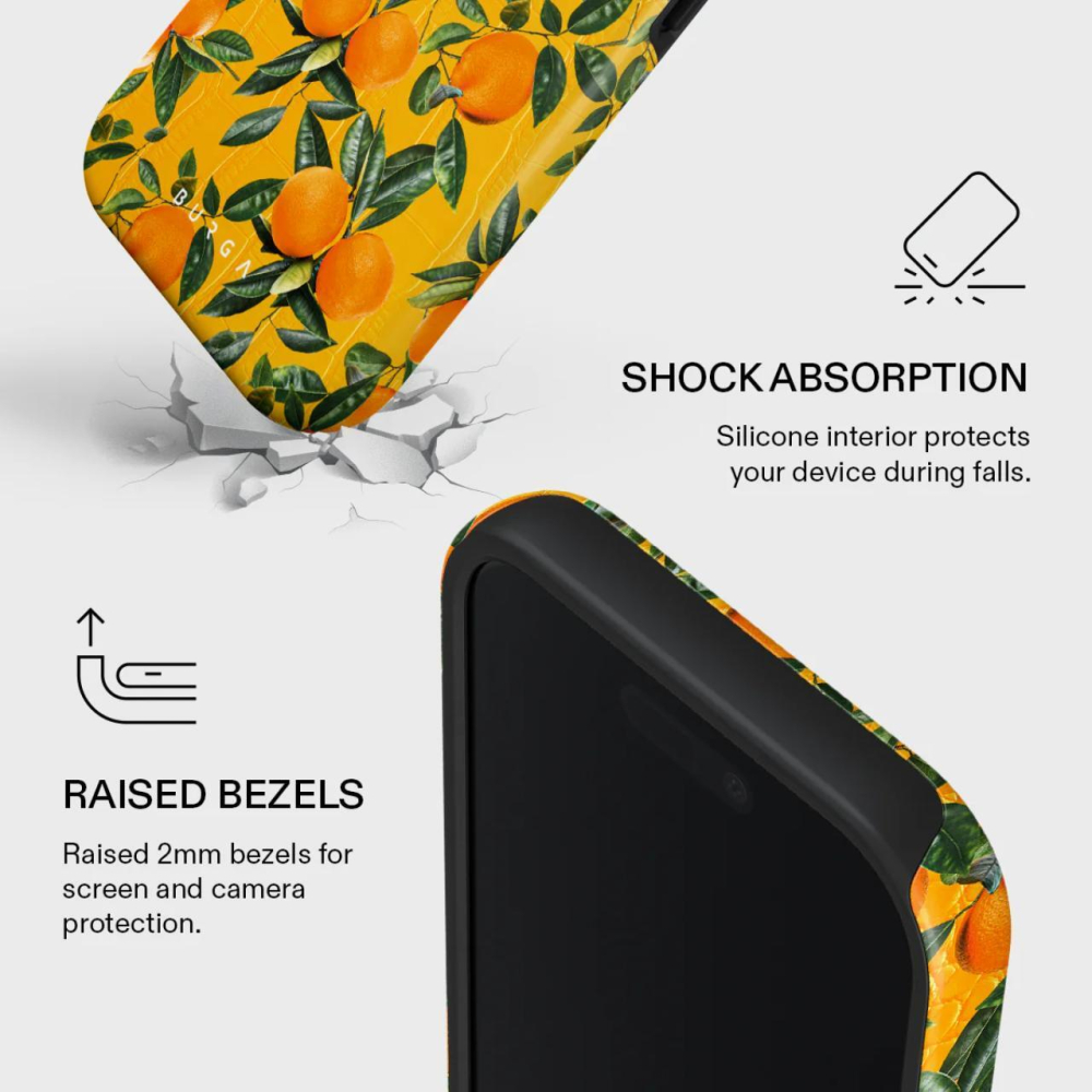 Burga Husa Dual Layer Magsafe Orange Lemonade iPhone 17 [4]