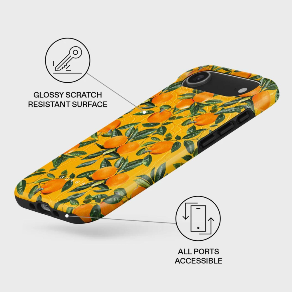 Burga Husa Dual Layer Magsafe Orange Lemonade iPhone Air [2]