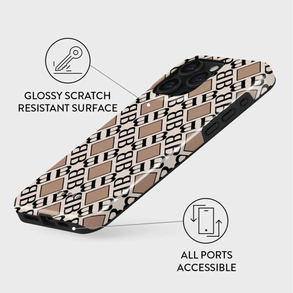 Burga Husa Dual Layer Monogram iPhone 15 Pro [2]