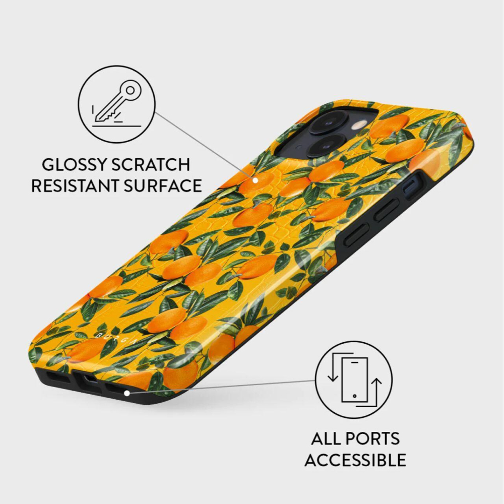 Burga Husa Dual Layer Orange Lemonade iPhone 15 [2]