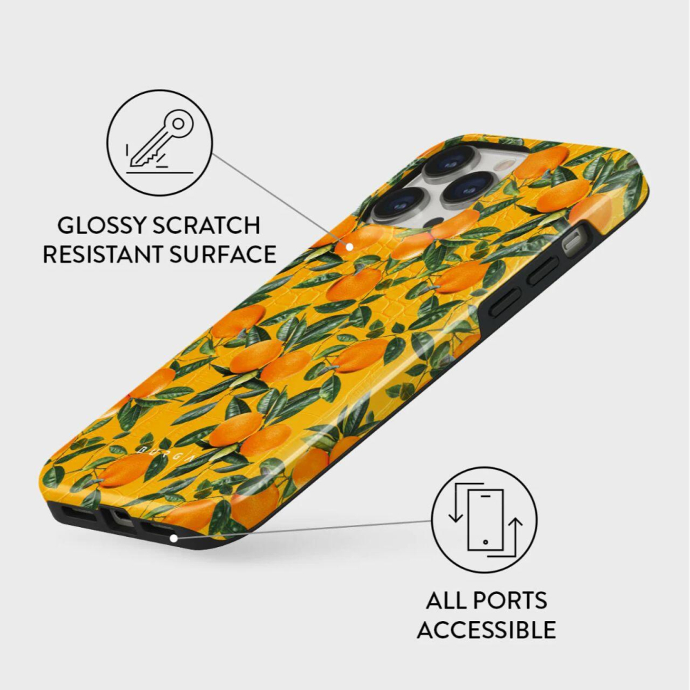 Burga Husa Dual Layer Orange Lemonade iPhone 15 Pro [2]