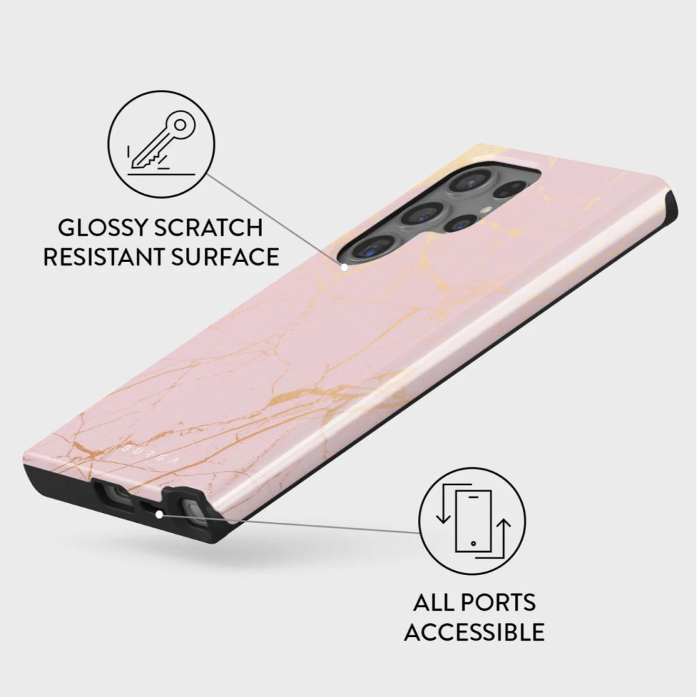 Burga Husa Dual Layer Peachy Gold Samsung Galaxy S24 Ultra [2]