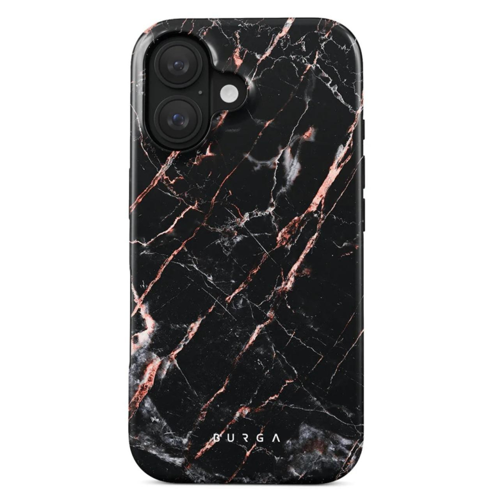 Burga Husa Dual Layer Rose Gold Marble iPhone 16 [6]