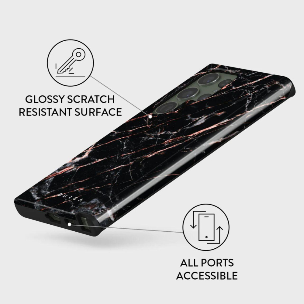 Burga Husa Dual Layer Rose Gold Marble Samsung Galaxy S23 Ultra [2]