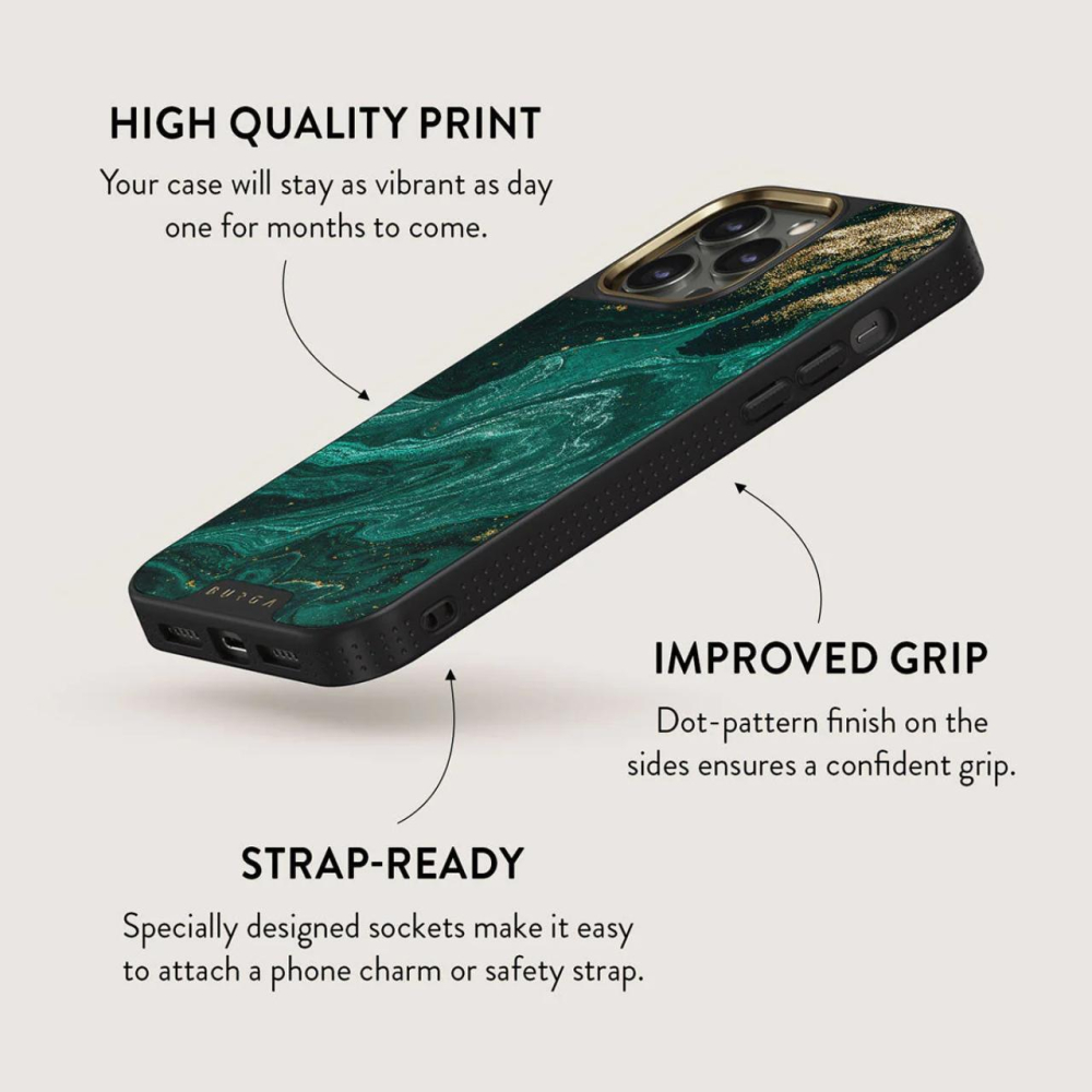 Burga Husa Elite Gold Emerald Pool iPhone 15 Pro Max [8]