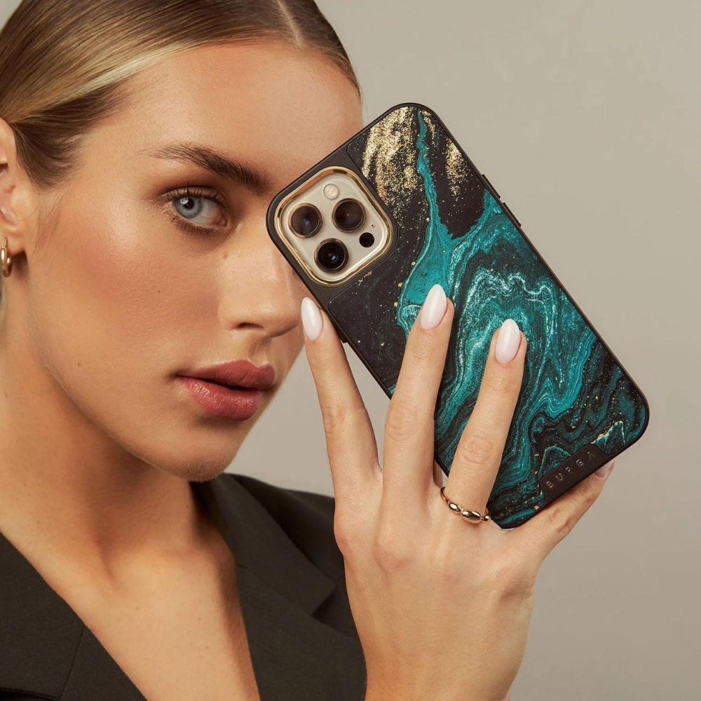 Burga Husa Elite Gold Emerald Pool iPhone 15 Pro Max [2]
