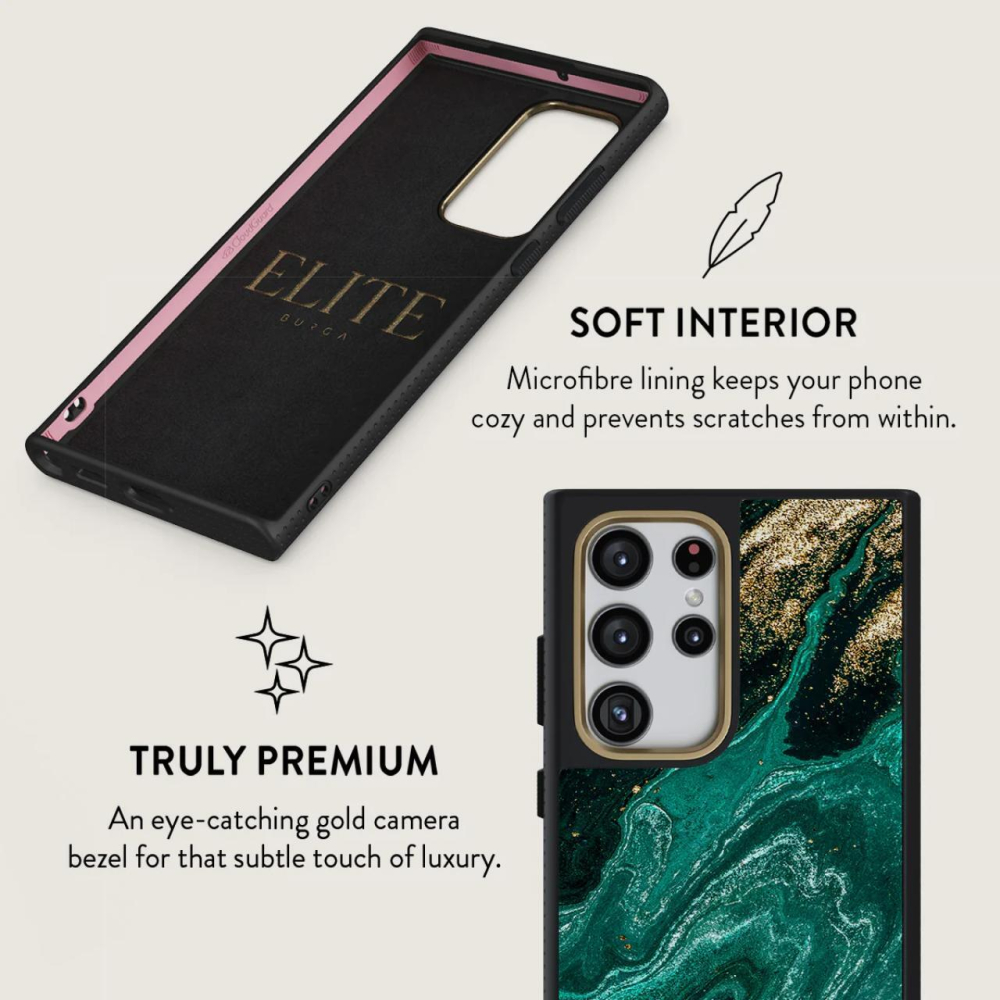 Burga Husa Elite Gold Emerald Pool Samsung Galaxy S23 Ultra [5]