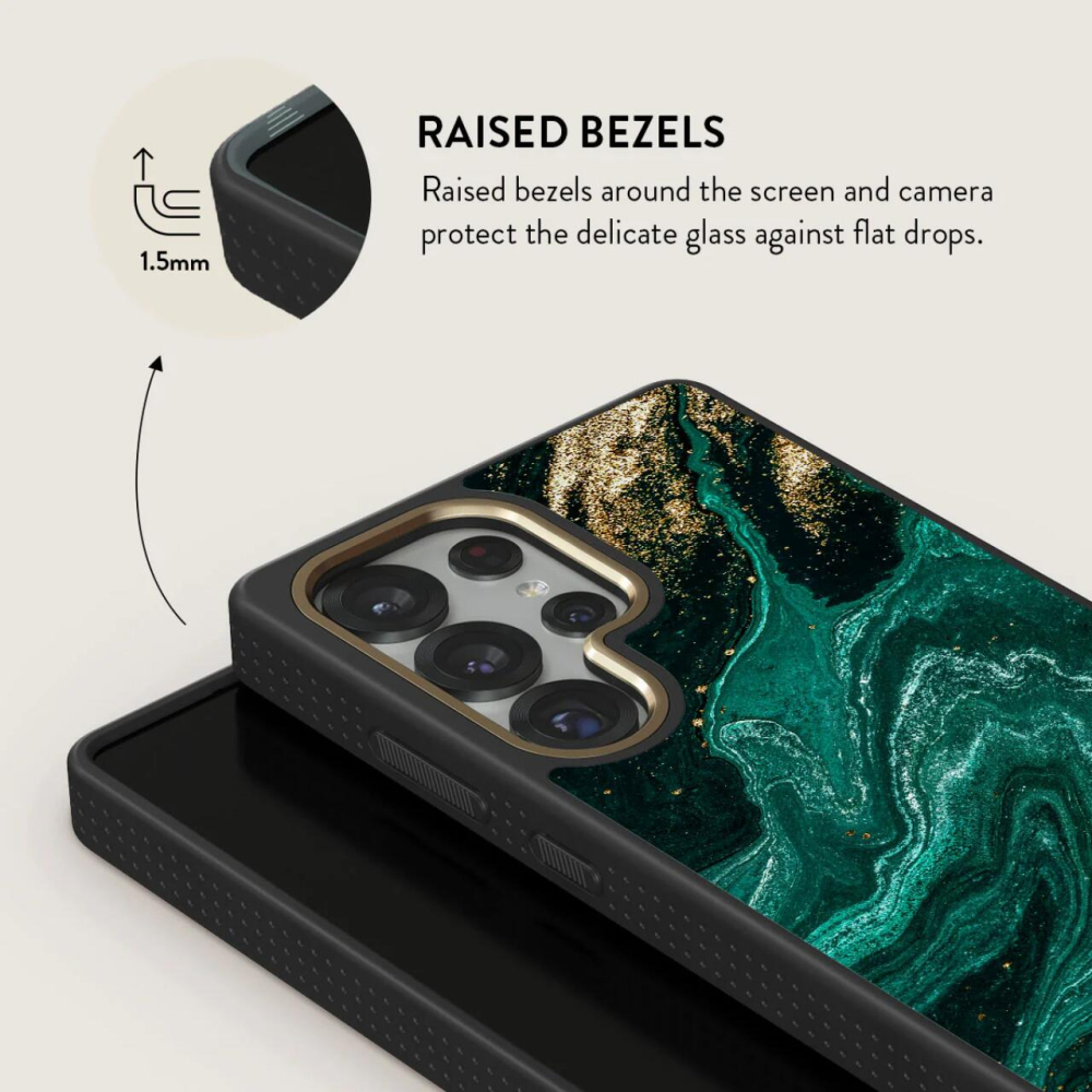 Burga Husa Elite Gold Emerald Pool Samsung Galaxy S25 Ultra [3]