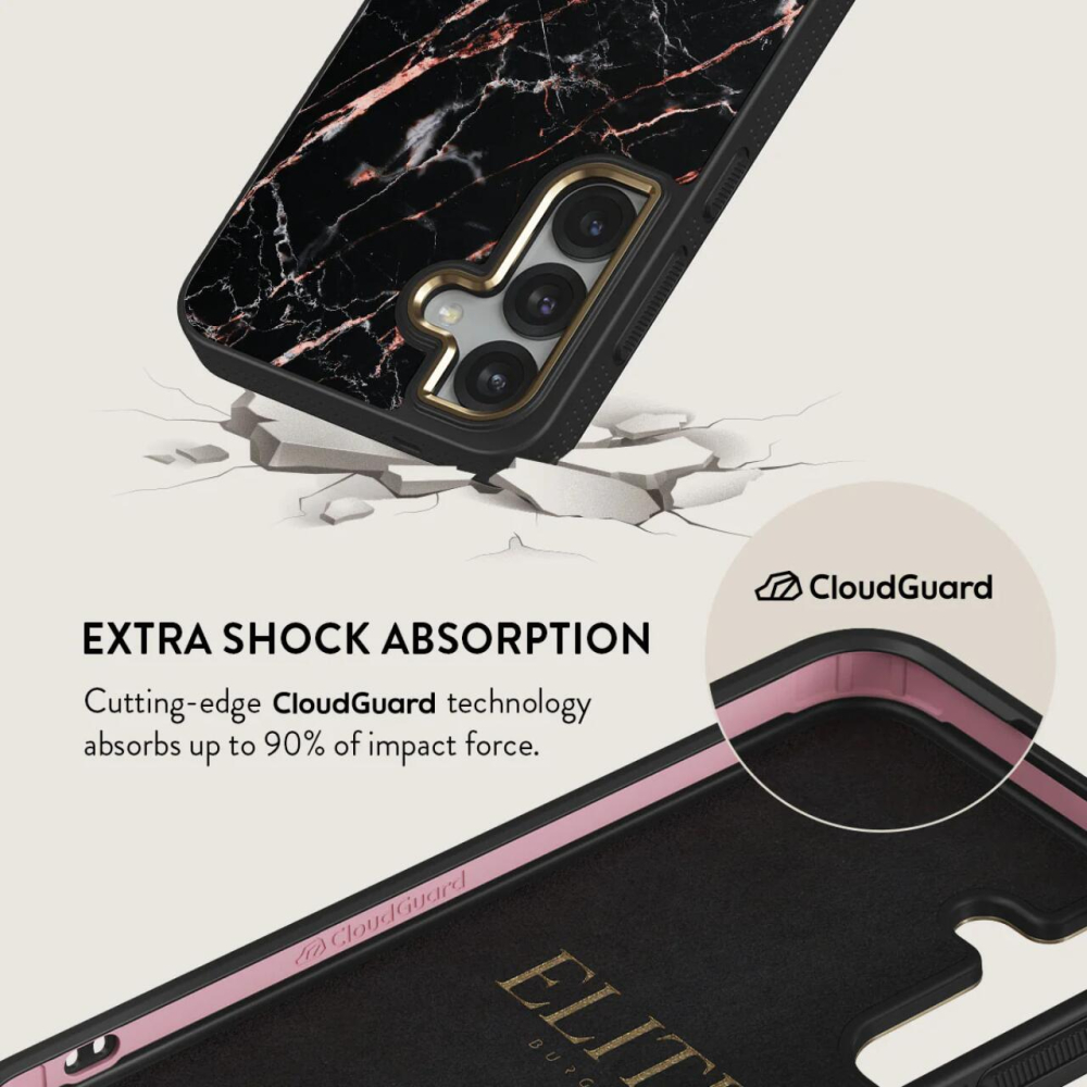 Burga Husa Elite Gold Rose Gold Marble Samsung Galaxy S25 [2]