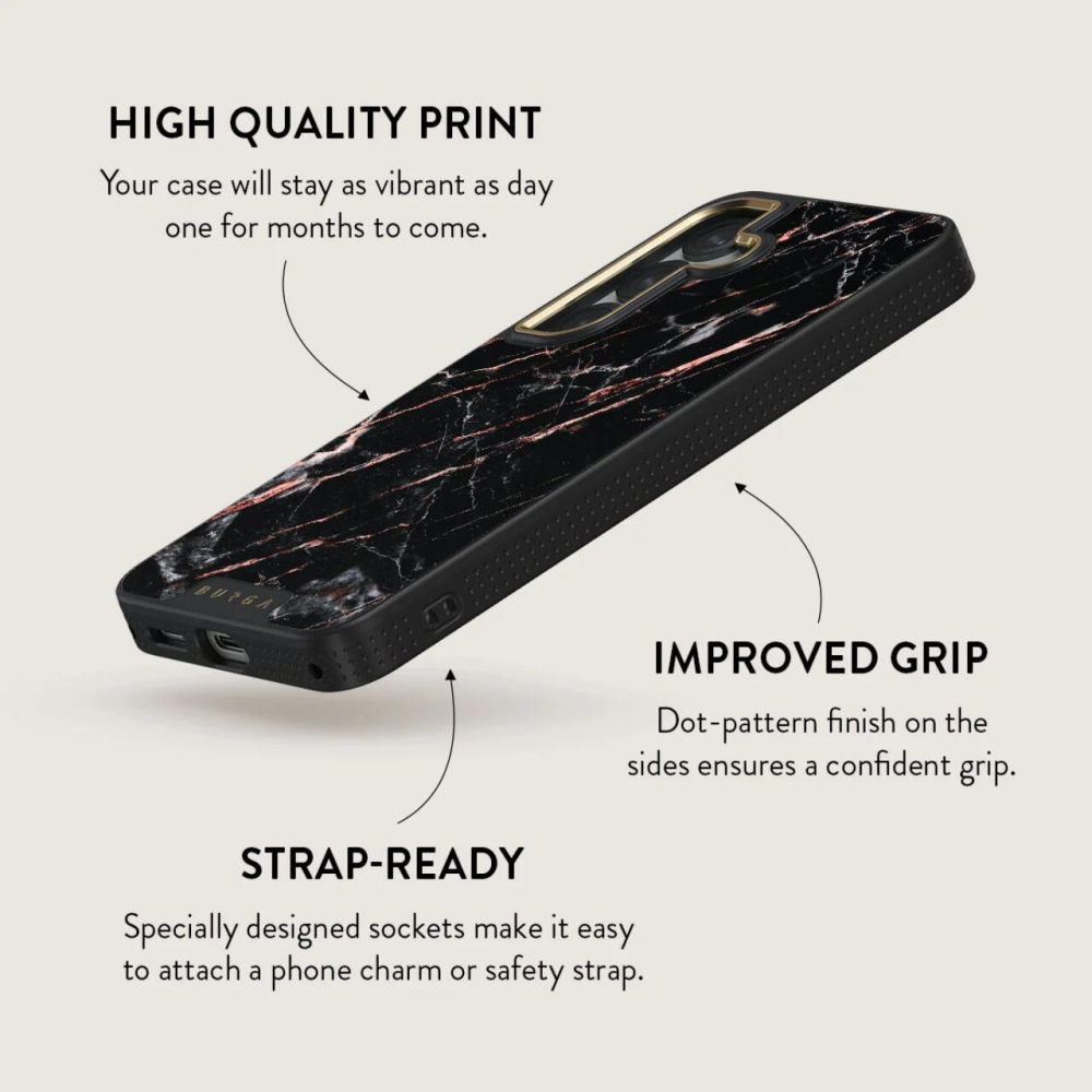 Burga Husa Elite Gold Rose Gold Marble Samsung Galaxy S25 Plus [3]