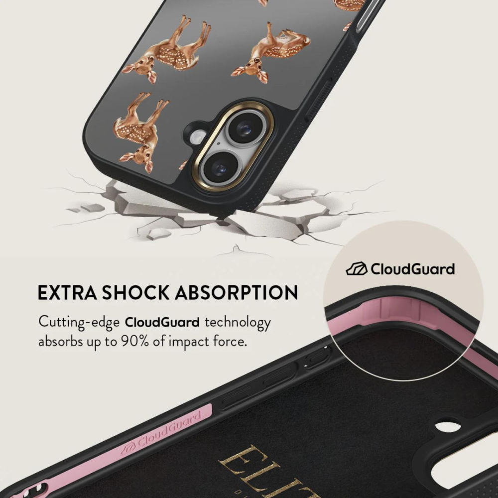 Burga Husa Elite Mirror Magsafe Gold Bambi iPhone 16 [2]