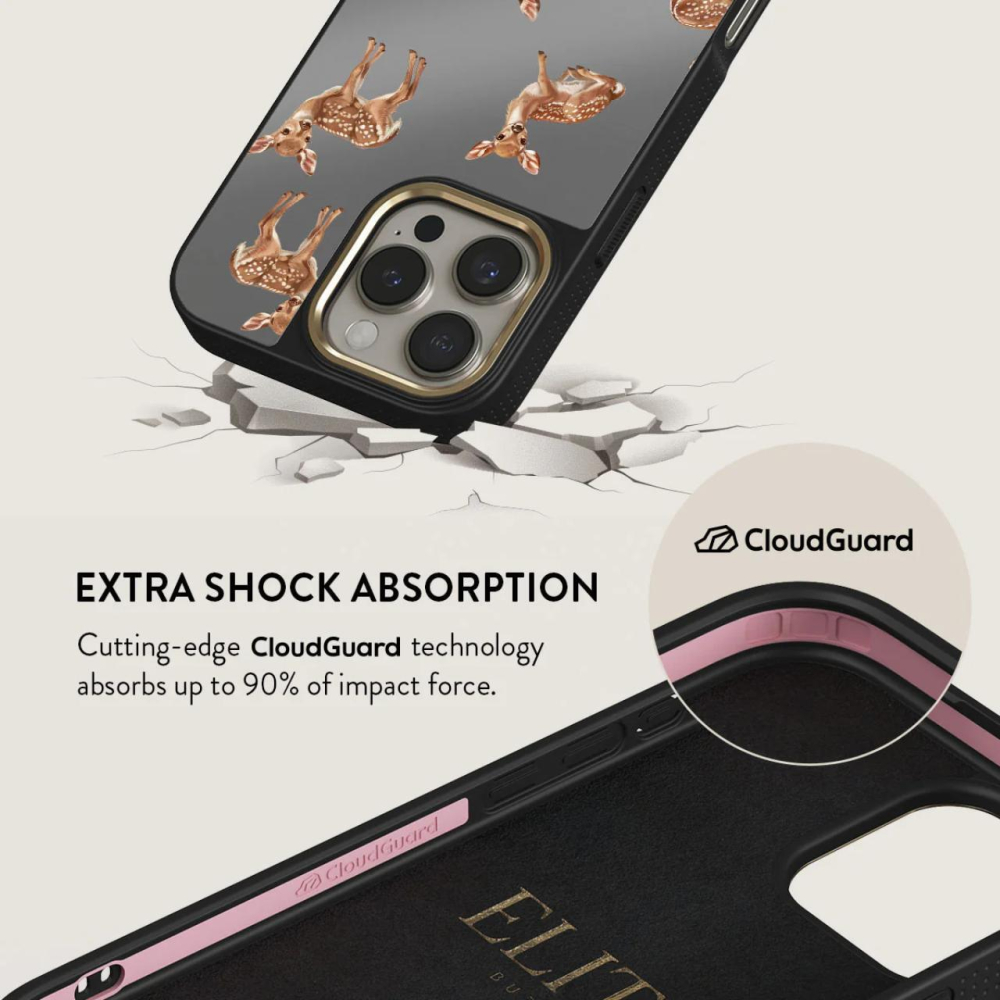 Burga Husa Elite Mirror Magsafe Gold Bambi iPhone 16 Pro [2]