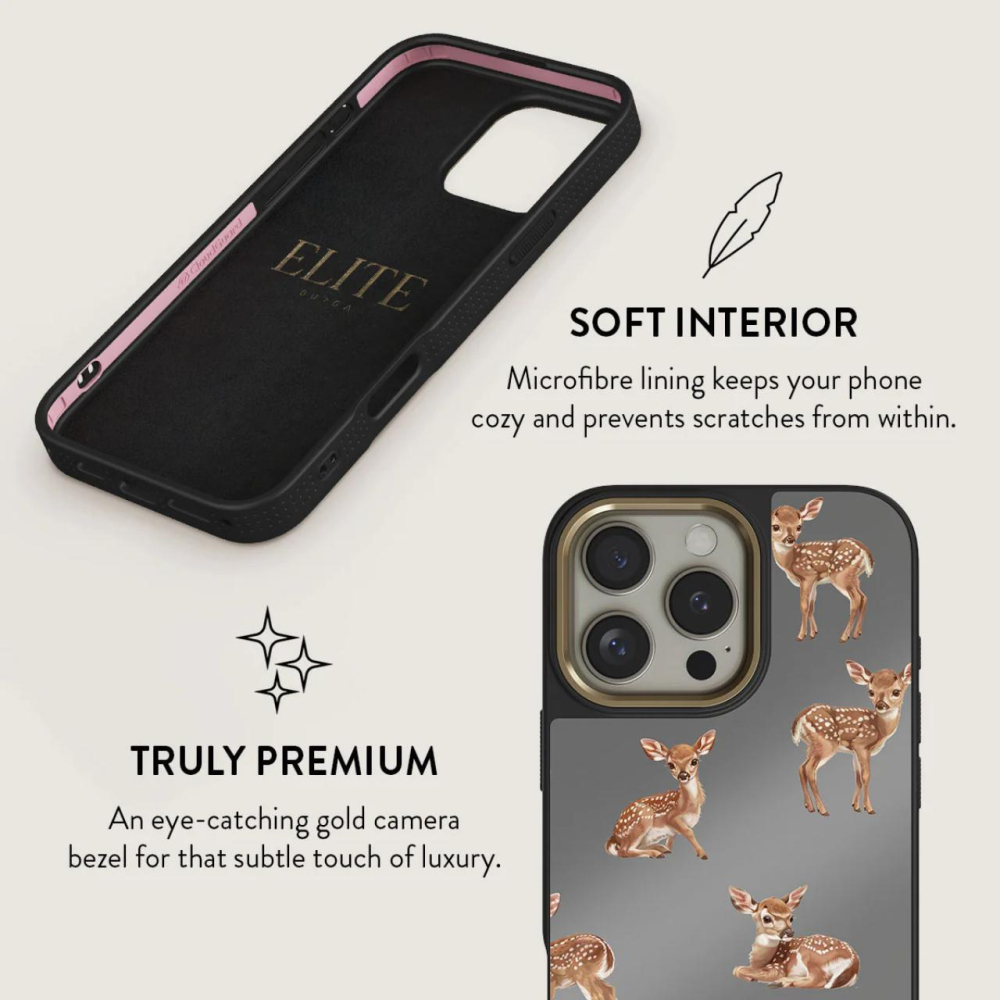 Burga Husa Elite Mirror Magsafe Gold Bambi iPhone 16 Pro [6]