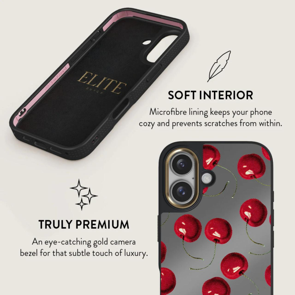 Burga Husa Elite Mirror Magsafe Gold Cherrybomb iPhone 16 [3]
