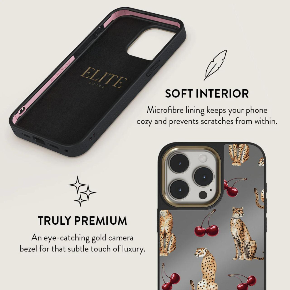 Burga Husa Elite Mirror Magsafe Gold Cougar iPhone 15 Pro Max [6]