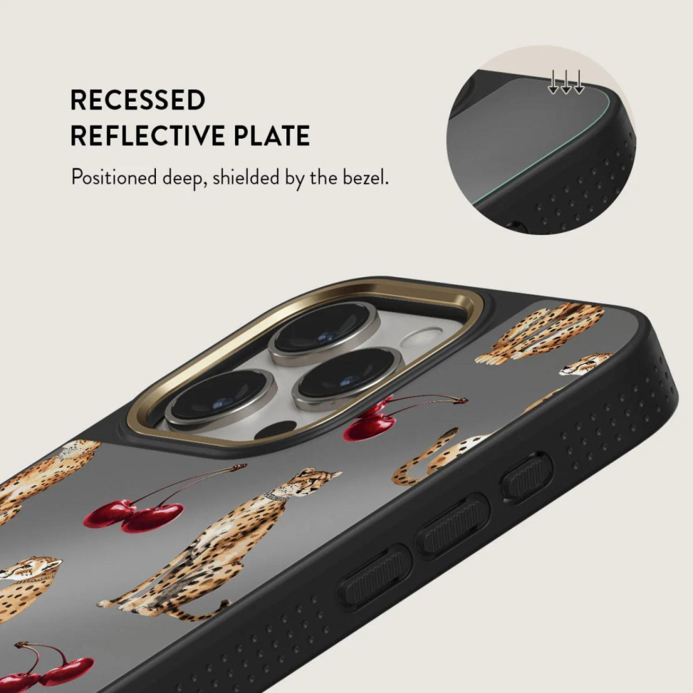 Burga Husa Elite Mirror Magsafe Gold Cougar iPhone 15 Pro Max [3]