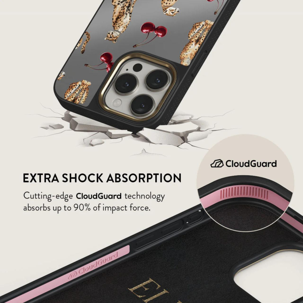 Burga Husa Elite Mirror Magsafe Gold Cougar iPhone 15 Pro Max [2]