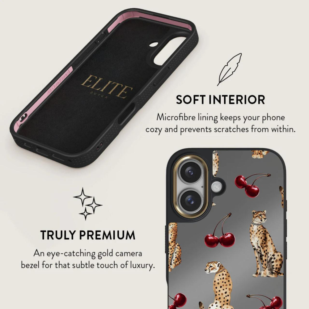 Burga Husa Elite Mirror Magsafe Gold Cougar iPhone 16 [6]