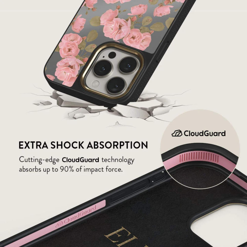 Burga Husa Elite Mirror Magsafe Gold Desert Rose iPhone 15 Pro Max [2]