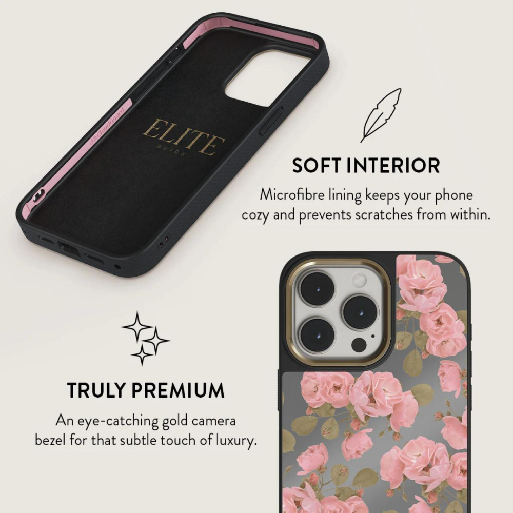 Burga Husa Elite Mirror Magsafe Gold Desert Rose iPhone 15 Pro Max [6]