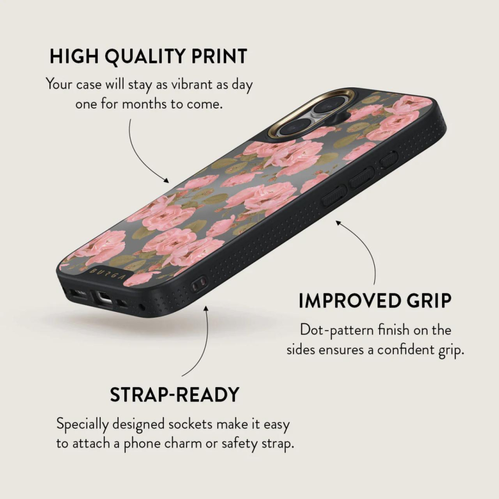Burga Husa Elite Mirror Magsafe Gold Desert Rose iPhone 16 [5]