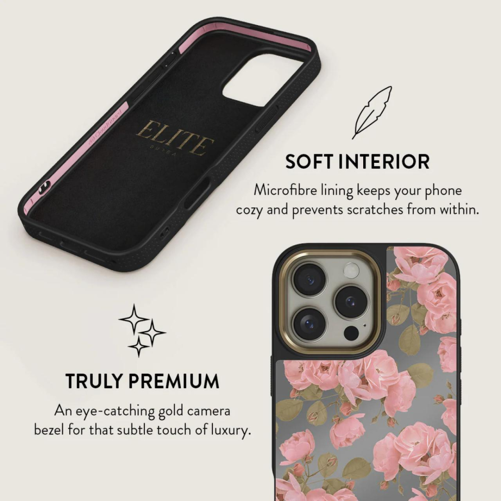 Burga Husa Elite Mirror Magsafe Gold Desert Rose iPhone 16 Pro Max [6]