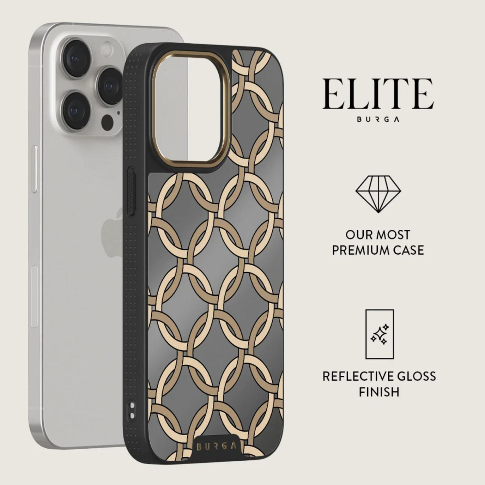 Burga Husa Elite Mirror Magsafe Gold Heritage iPhone 15 Pro Max [1]