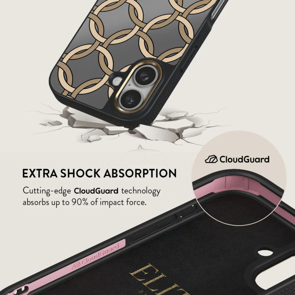 Burga Husa Elite Mirror Magsafe Gold Heritage iPhone 16 [2]