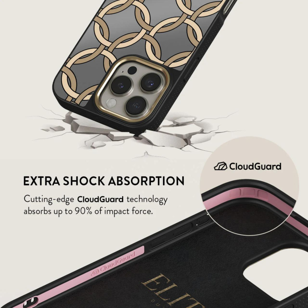 Burga Husa Elite Mirror Magsafe Gold Heritage iPhone 16 Pro [2]