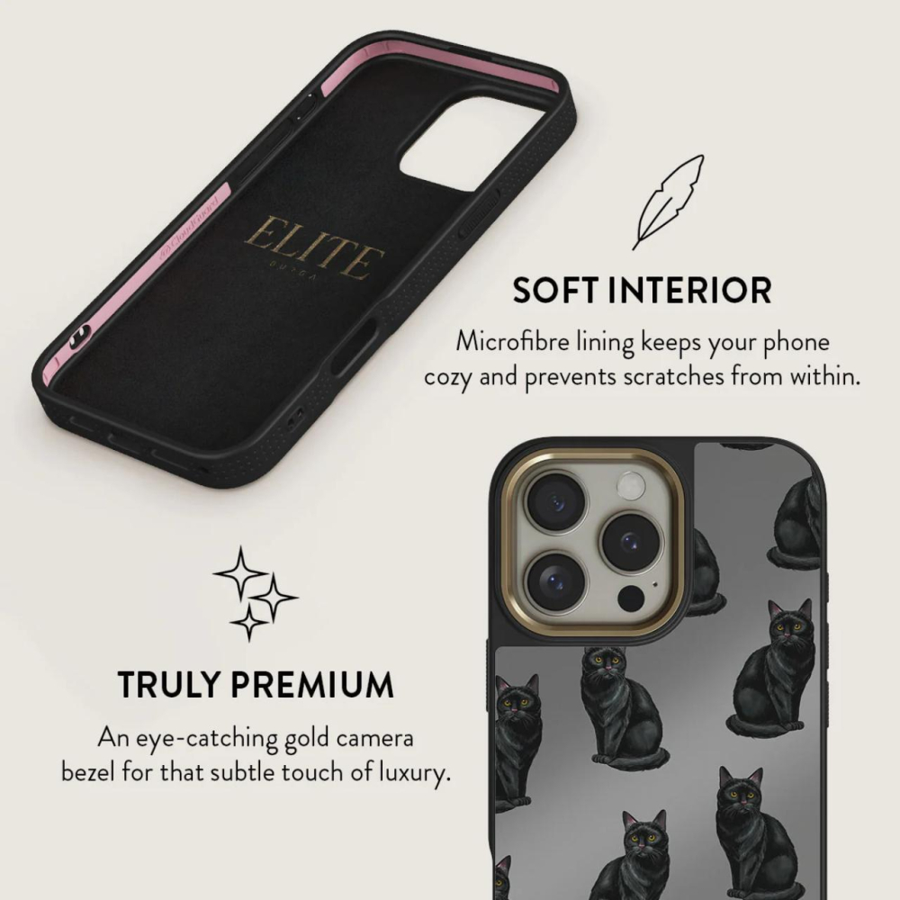 Burga Husa Elite Mirror Magsafe Gold Salem iPhone 16 Pro [5]