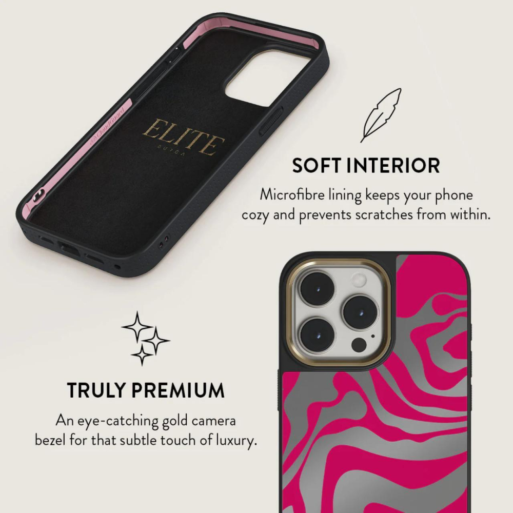 Burga Husa Elite Mirror Magsafe Gold Siren iPhone 15 Pro [6]
