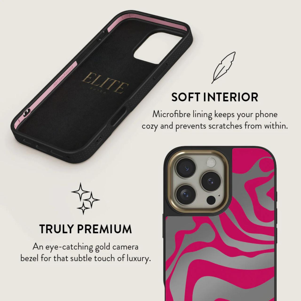 Burga Husa Elite Mirror Magsafe Gold Siren iPhone 16 Pro Max [6]