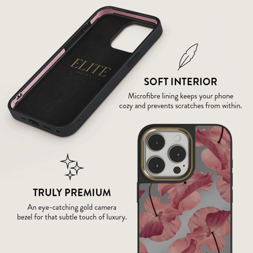 Burga Husa Elite Mirror Magsafe Gold Tender Kiss iPhone 15 Pro Max [6]