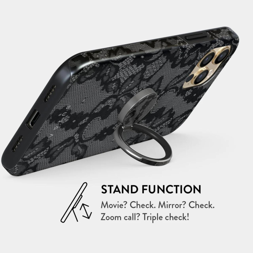 Burga Inel pentru telefon Gunmetal Magnetic [3]