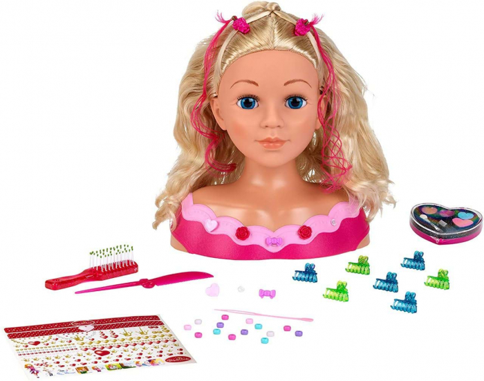Bust papusa Emma pentru machiat si coafat - mare [5]